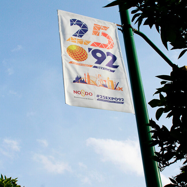 Ayuntamiento Sevilla campaña 25 aniversario expo 92