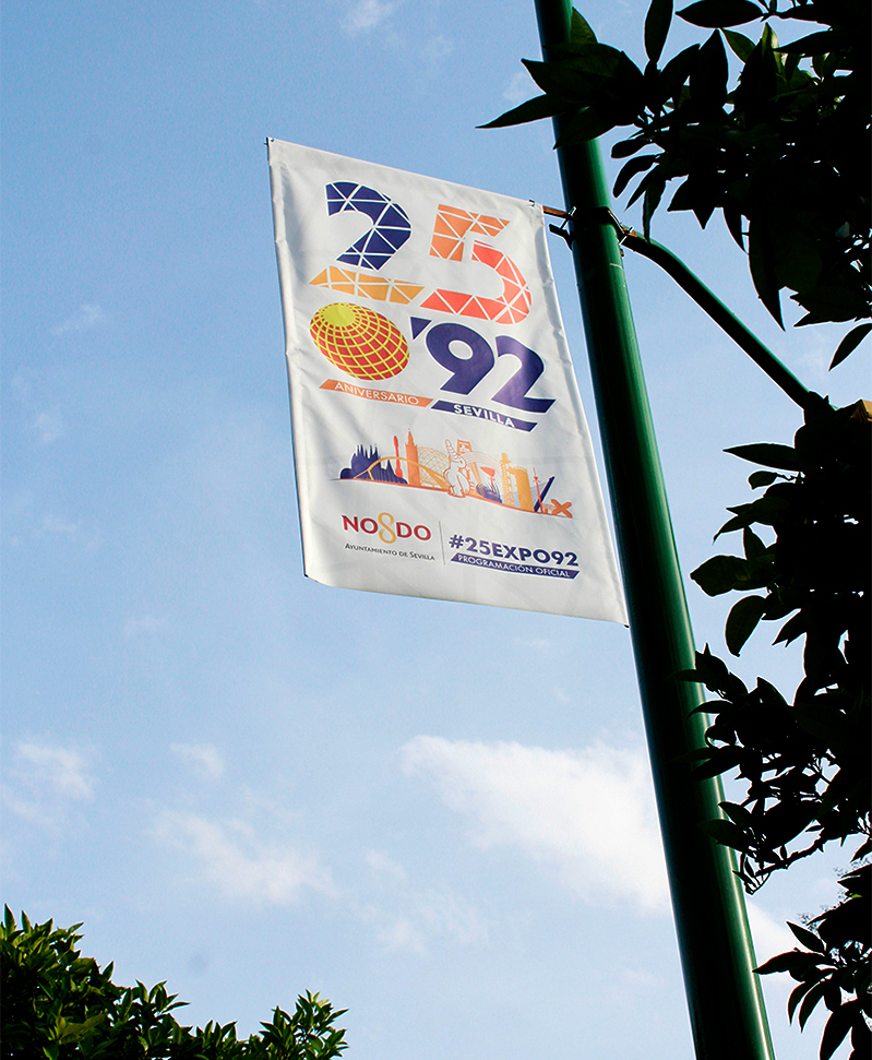 Ayuntamiento Sevilla campaña 25 aniversario expo 92